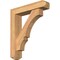 Ekena Millwork Balboa Craftsman Smooth Bracket w/ Offset Brace, Western Red Cedar, 5 1/2"W x 24"D x 28"H BKT0604X24X28BOA04SWR - alternate 1